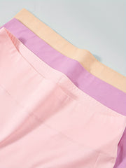 Basic Waistband Briefs Set High Stretch Panties 8pcs