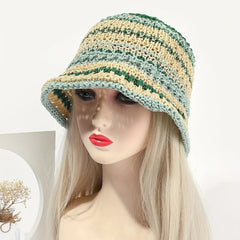 Crochet Bucket Hat Lightweight Casual Sun Hat for Women