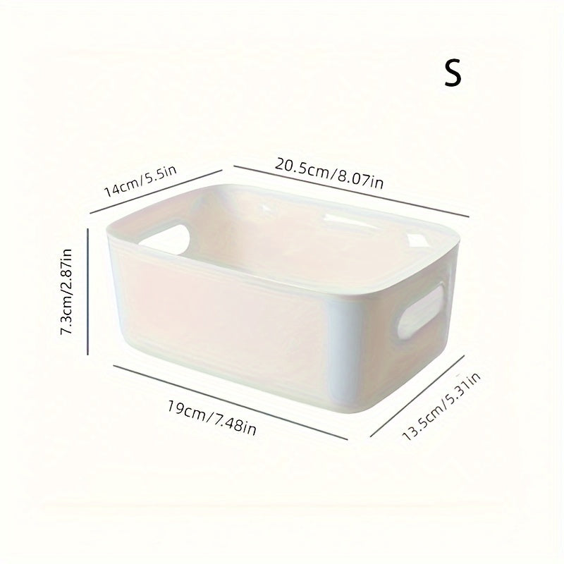 5pcs Cosmetic Storage Box Desktop Lipstick Skincare Kitchen Organizer