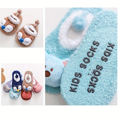 Baby Girls Cartoon Animal Plush Ankle Socks
