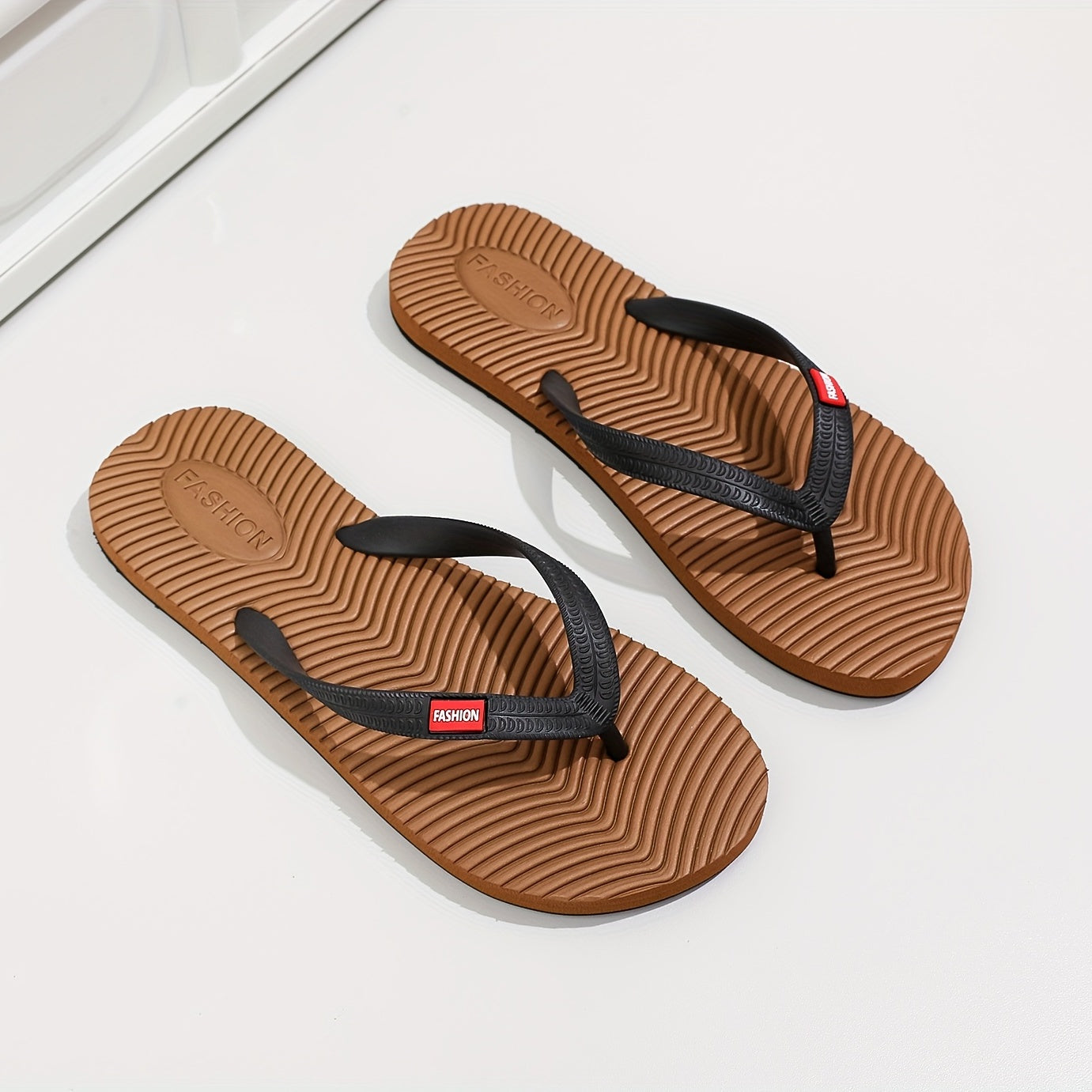 Men's Thong Sandals Non Slip Flip flops Shoes Toe Post Slides Sandals