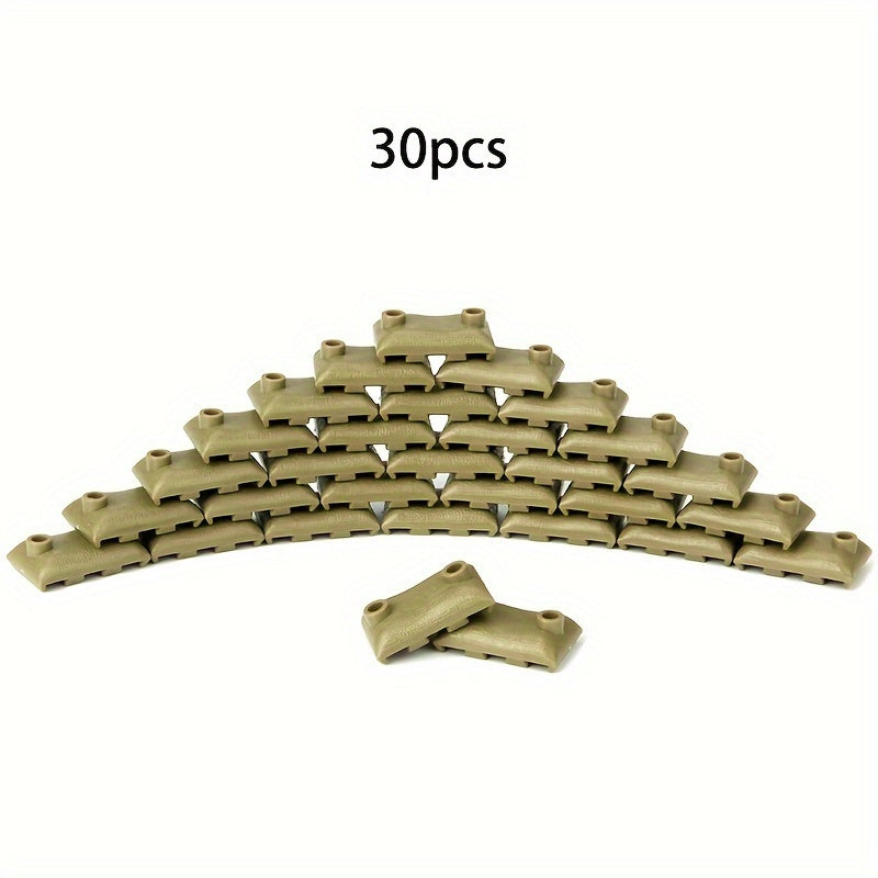 30-pc Military Building Blocks Sandbag Bunker Set