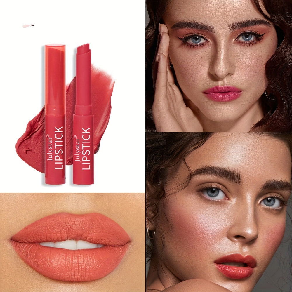 6-color Velvet Matte Lipstick Set Waterproof Nude to Dark Lipstick Series