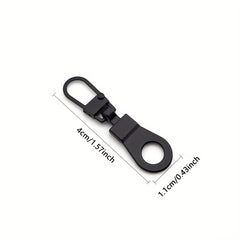 4pcs Metal Zipper Silder For Jacket Bag Purse Pockets Repair Kits