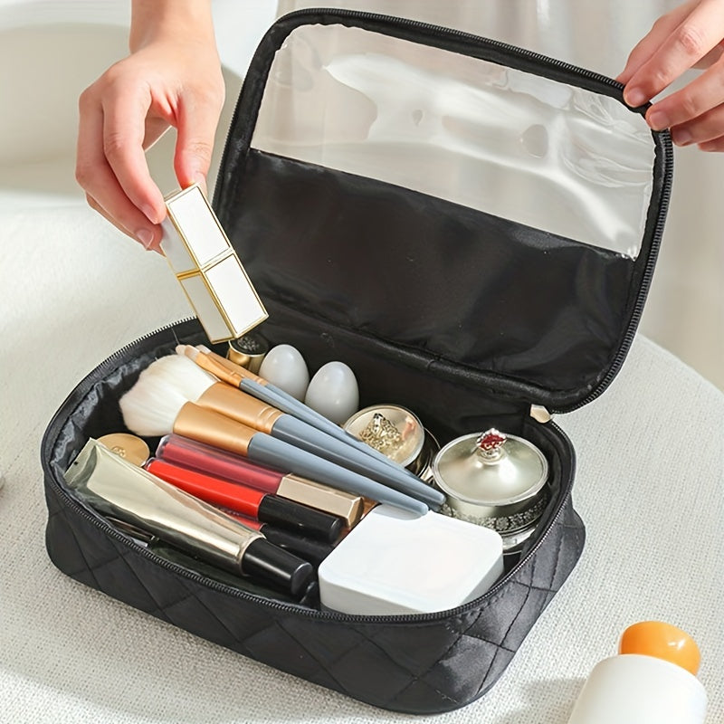 Waterproof Nylon Makeup Bag Large Capacity Toiletry Bag Cosmetic Storage