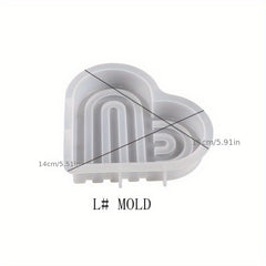 Heart Door Candle Mold DIY Heart Coaster Arch Decoration Silicone Mold