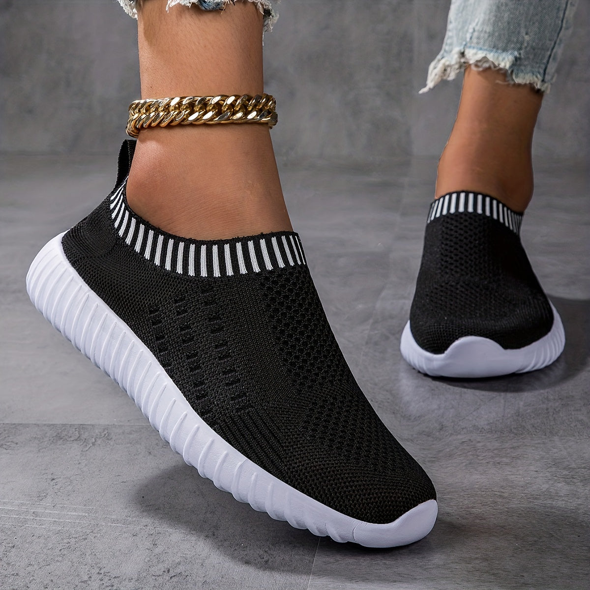 Women's Mesh Breathable Walking Shoes Lightweight Non slip