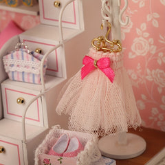 Girl Room Bedroom Decoration Home Accessories Assembly Puzzle Doll House Set