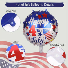 American Flag Balloons Independence Party Decoration