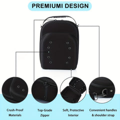 Baseball Hat Travel Case Holds Up To 6 Hats