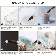 Professional Dip Powder Nail Kit for French Manicure & Nail Art
