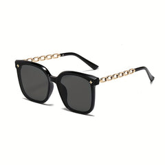 Fashionable UV Protected Large Round Sunglasses