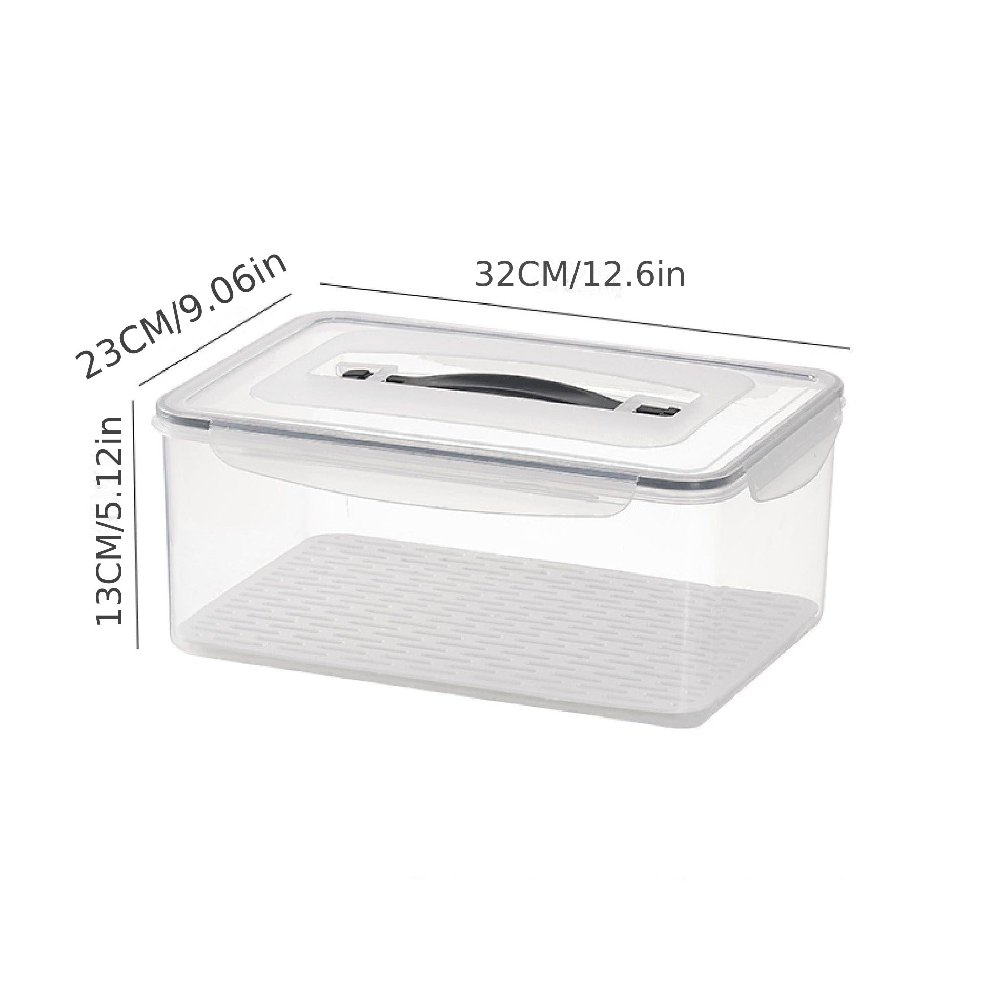 Large Capacity Drain Sealing Box with Lids & Removable Tray
