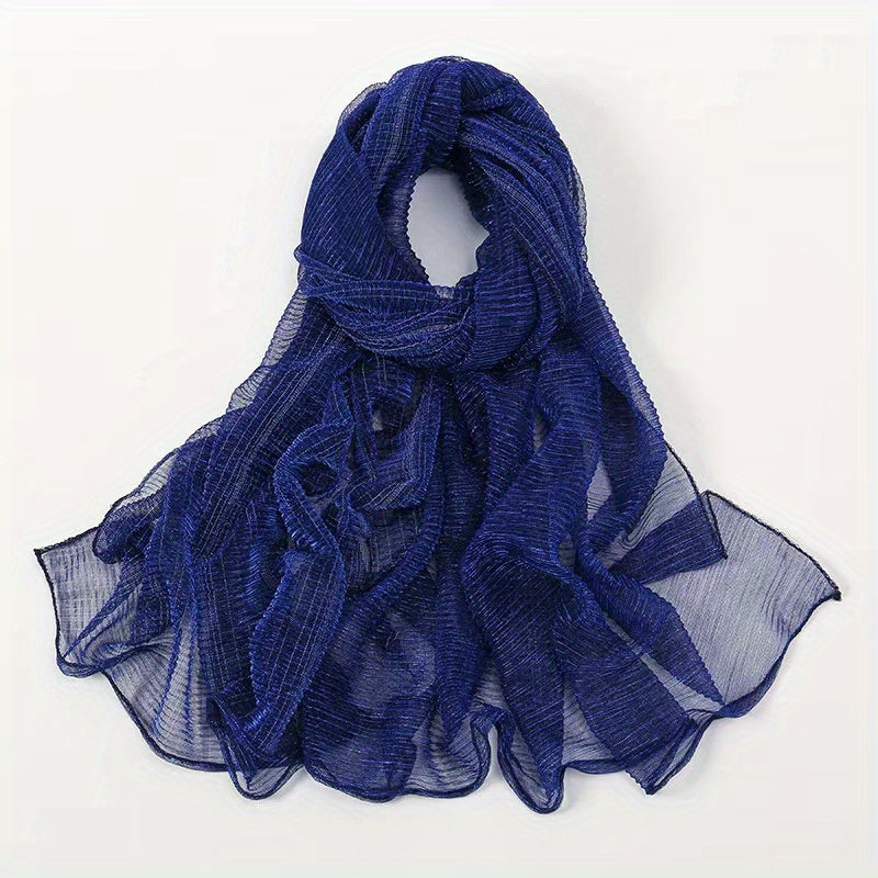 Thin Breathable Gauze Hijab Solid Shawl for Women