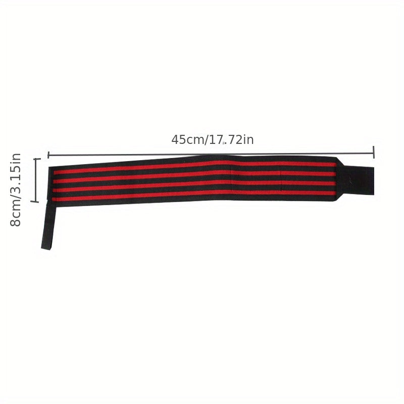 Outdoor Sports Fitness Wristband Unisex Striped Hand Guard Elastic Wrap