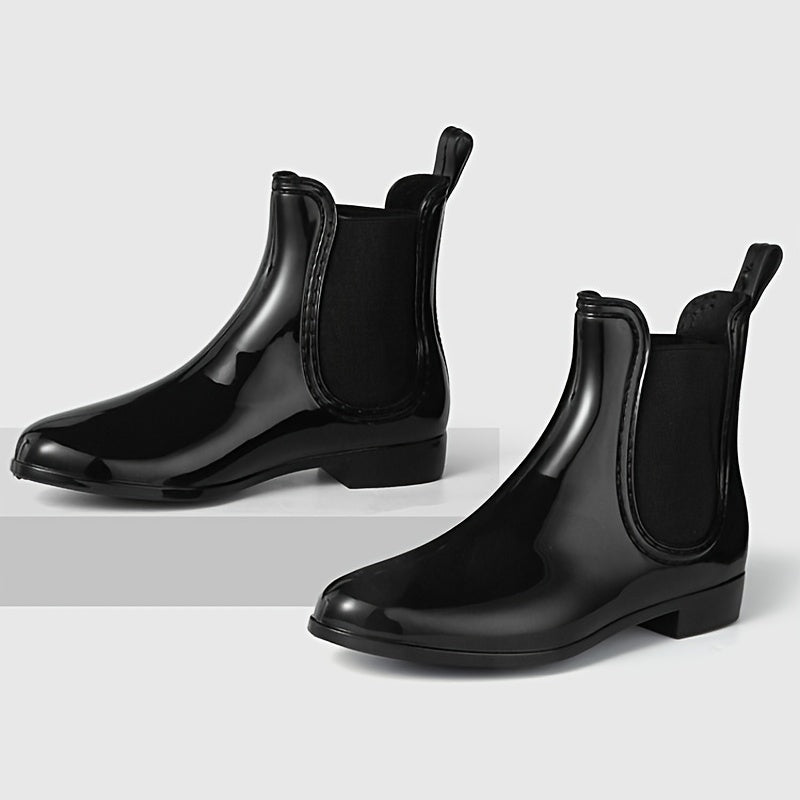 Women's Waterproof Chelsea Ankle Rain Boots