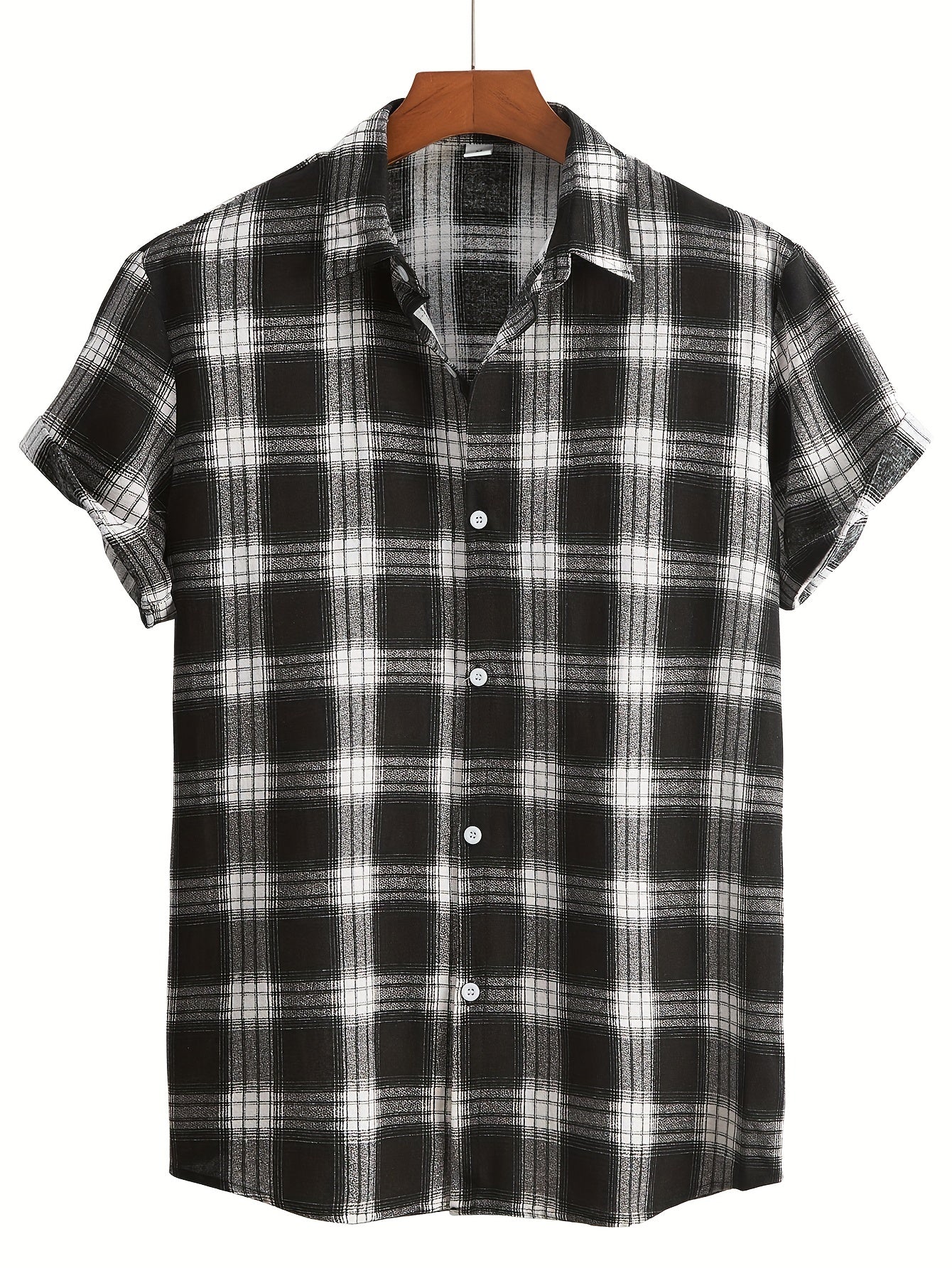 Men's Retro Ethnic Print Camp Collar Bowling Shirt