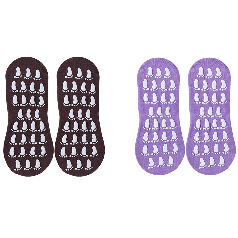 Anti-slip Yoga Socks Low Cut Towel Bottom Short Crew Socks
