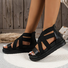 Women's Buckle Open Toe Beach Sandals