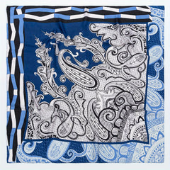 Paisley Bandana Silk Scarf Casual Shawl Wrap Head Wrap Charm