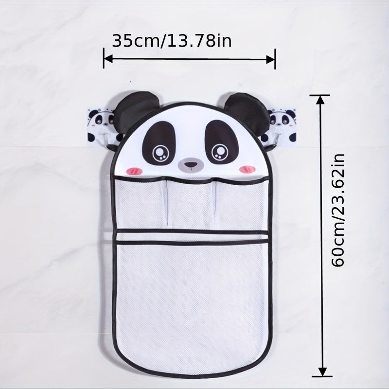 Children's Cartoon Mesh Storage Bag with 2 Hooks