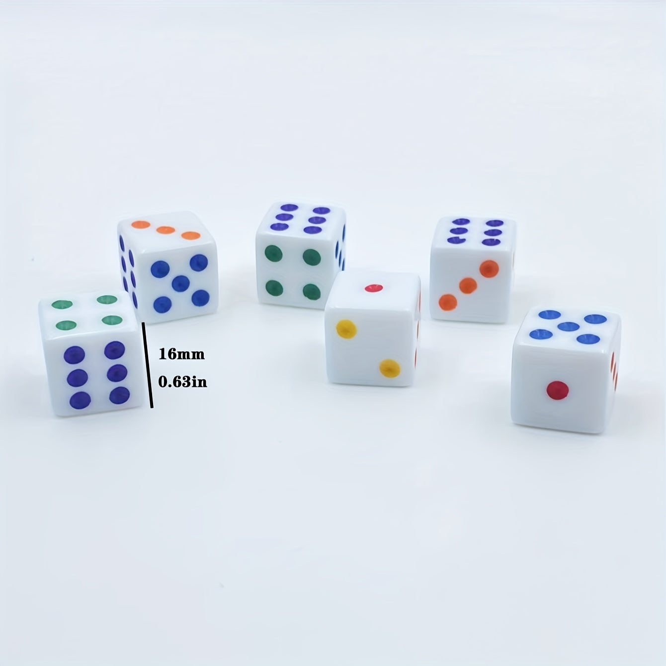 6pcs Game Dice Indoor Party Game Toys Gift Friends