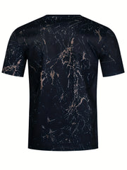 Men's Stylish Graphic T-shirt Casual Tee for Summer Outdoor