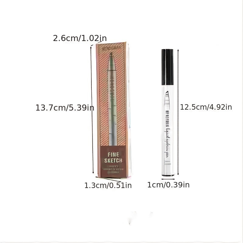 Waterproof Liquid Eyebrow Pencil Long Lasting Makeup 4 Colors