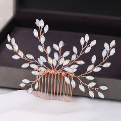 Faux Pearl Bridal Hair Comb Wedding Hair Accessory