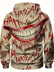 Men's 3D Printed Sports Casual Hoodie Long Sleeve Top