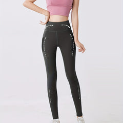 Women's High Waist Yoga Leggings Quick Dry Stretch Sports Leggings
