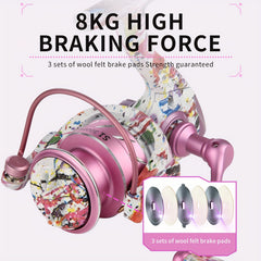 HAUT TON GRAFFITI S1 1500S 3000M 4000L Spinning Fishing Reel
