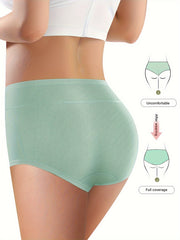 Women's Plus Size Elastic Waistband Comfort Panty