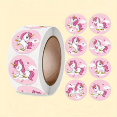 500pcs Unicorn Sticker Kids Reward Gift Label Encouragement Stationery