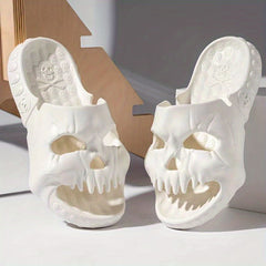 Men's Skull Slides Quick Drying Non Slip Indoor/Outdoor Summer
