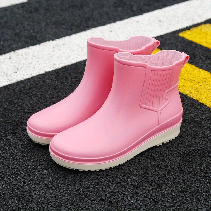 Waterproof Lightweight Ankle Rain Boots