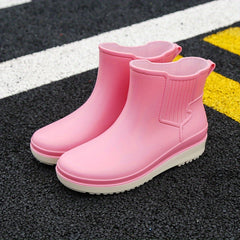 Waterproof Lightweight Ankle Rain Boots