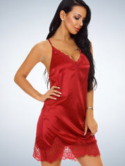 Sexy Lace Nightdress with Criss Cross Back Straps