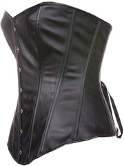 Strapless Corset Bustier Lace Up Body Shaper Lingerie