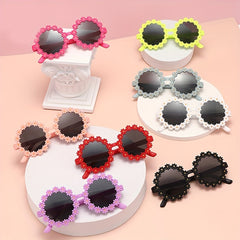 Y2K Daisy Frame Sunglasses UV Protection Girls Accessories