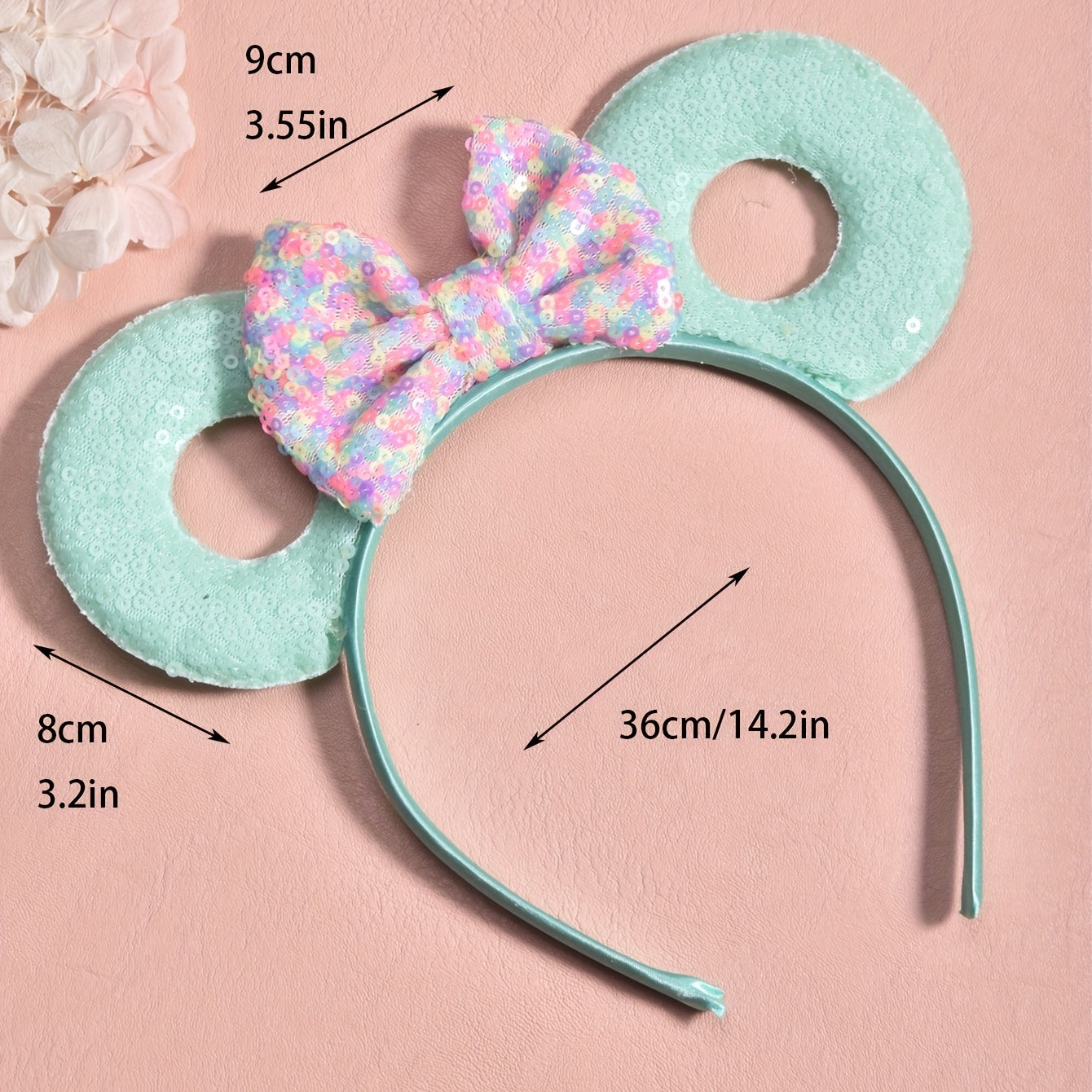 Sequin Mouse Headband Princess Costume Hair Accessories
