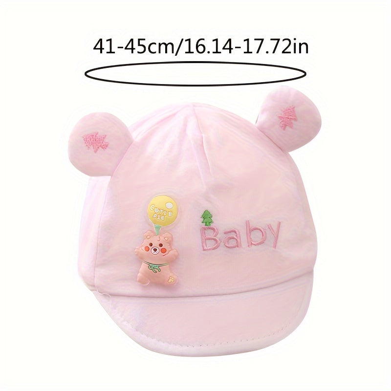 Sunshade Bear Baseball Cap for Boys and Girls