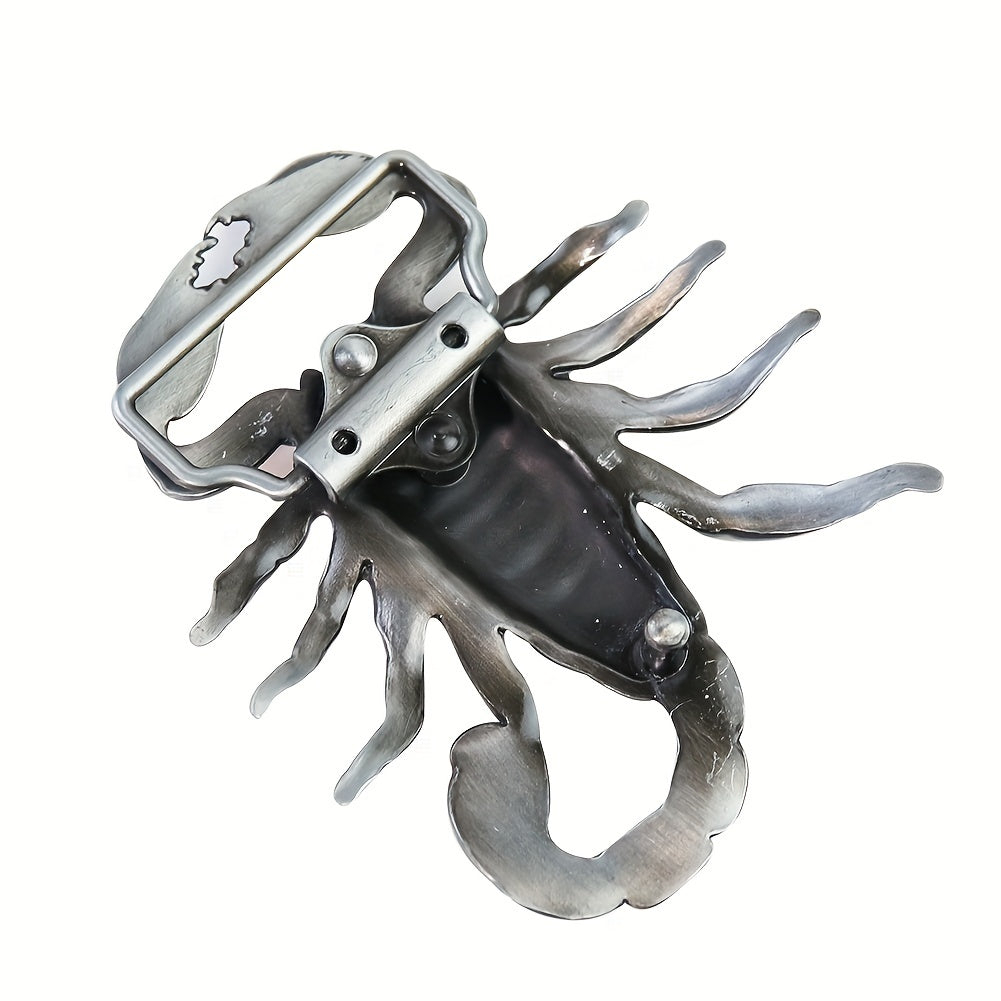 Scorpion King Belt Buckle Western Statement Leather Craft Accessory