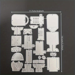 Christmas Santa Snowman House Metal Cutting Dies DIY Greeting Card Scrapbooking