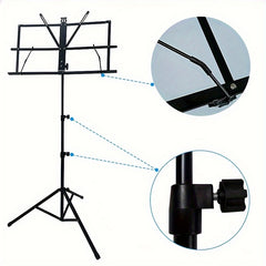 Foldable Portable Music Stand Thickened Music Stand Musical Music Stand