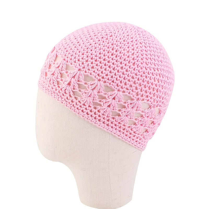 Children's Mesh Hat Hand Knitted Cotton Line Hat