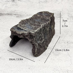 Reptile Pet Rock Cave for Small Animal Hideout