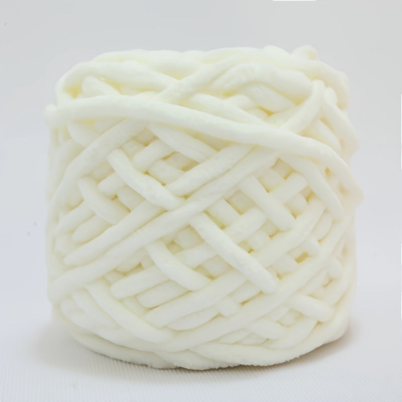 Soft Polyester Blended Crochet Yarn for DIY Scarves and Hats