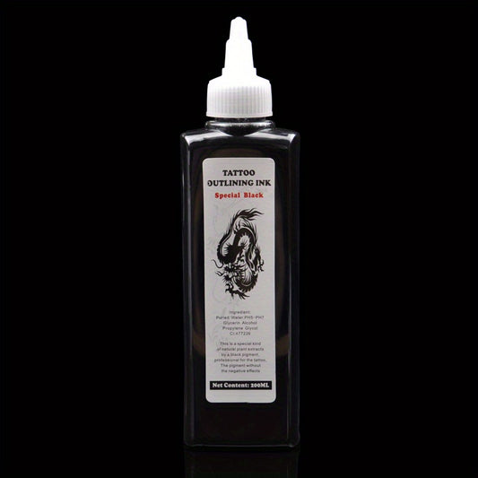 200ml True Tattoo Outlining Ink Professional Pigment