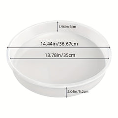 XL Silicone Tray Mold for DIY Resin Casting Clock & Floral Preservation